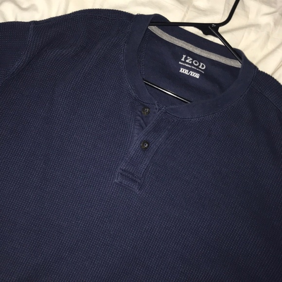 IZOD Big Long Sleeve Thermal Shirt - Picture 2 of 2